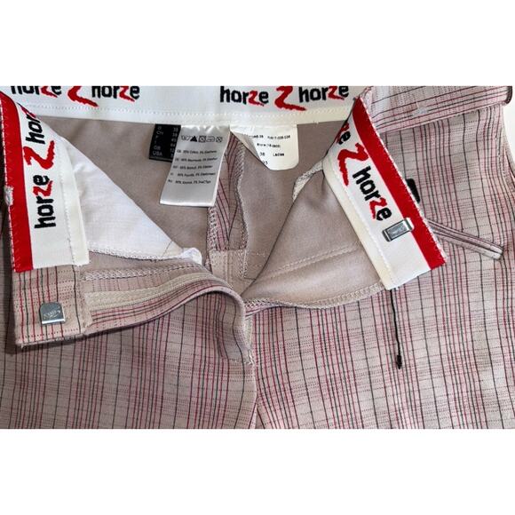 Horse Breeches Equestrian Riding Pants Pink Plaid Size 38 EU 26 US - Picture 5 of 6